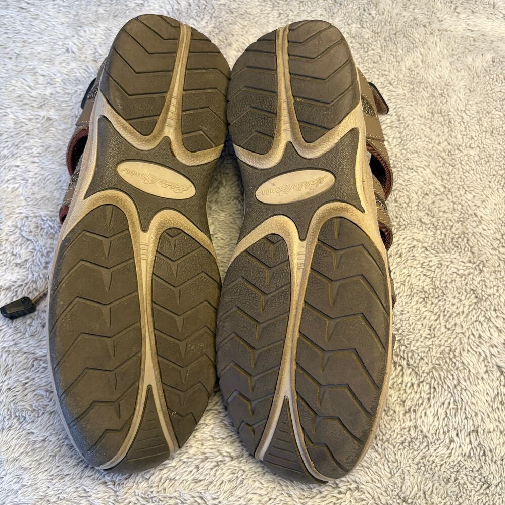 Eddie Bauer Blakely Sandals Women's Brown Leather Fisherman Pull On - Picture 5 of 6